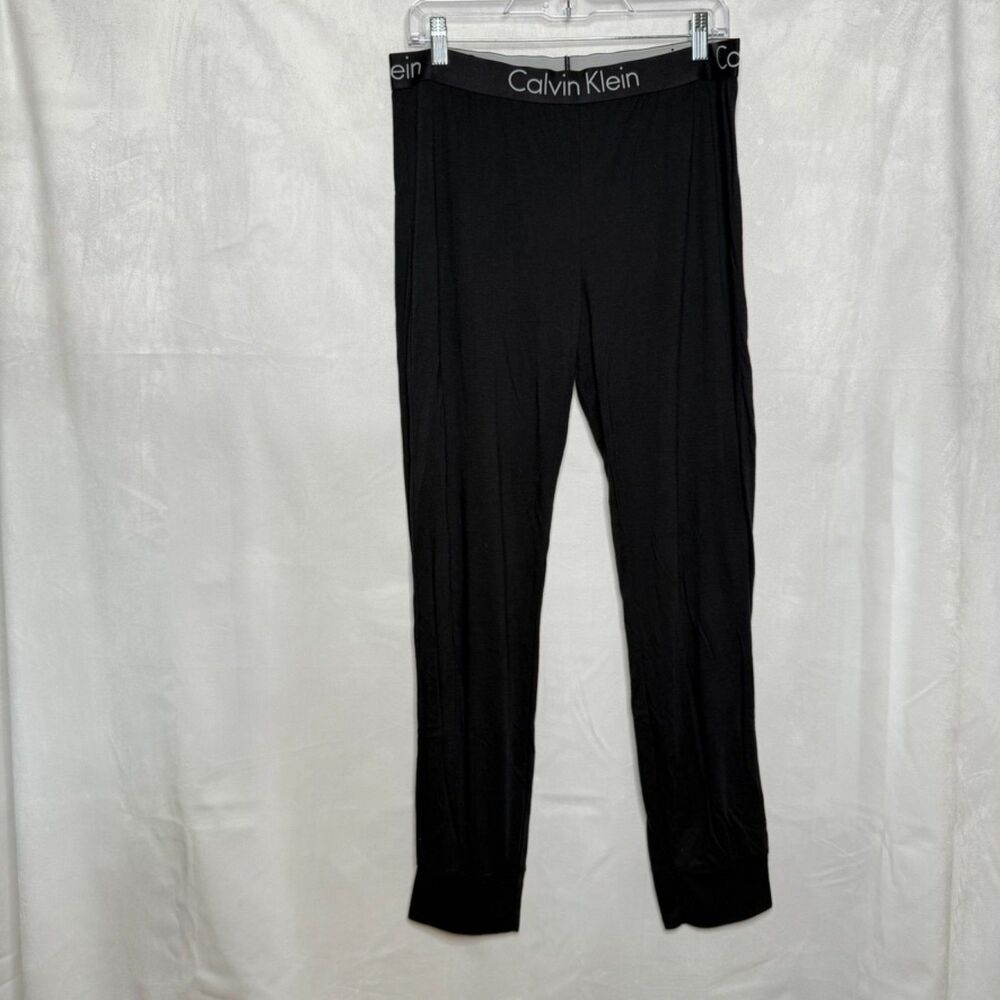 Calvin Klein Performance Women's Black Active Wear Cotton Blend Pants, M/L